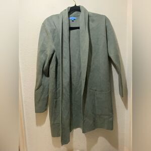 Burgess Pink Cardigan “The Travel Coat”